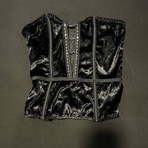 Gorgeous Velvet Victoria Secret Strapless Top